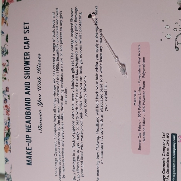 MAKE-UP HEADBAND & SHOWER CAP SET - Picture 4 of 5